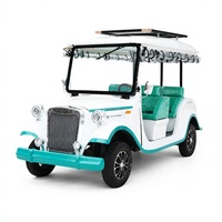 Voiturette de golf électrique 4 places UCA-VSB-12, buggy de luxe pour parcours de golf, hôtel, usage commercial