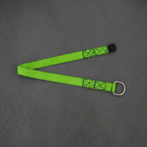 Eslinga Plana de Poliéster Verde con Anillas de Acero para Elevación y Manipulación de Materiales en Grúas - Product Image 3