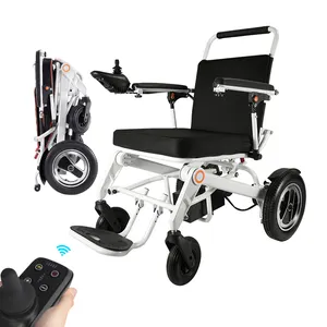 Fauteuil roulant électrique pliable et léger, haute qualité, pour moteur de moto, fauteuil roulant