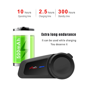 <span class=keywords><strong>Intercomunicador</strong></span> para Casco de Motocicleta <span class=keywords><strong>MaxTo</strong></span> <span class=keywords><strong>M2</strong></span>, Alcance de 1000M, Material ABS Impermeable - Product Image 5