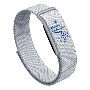 Wholesale Silicone Printed Clock Pattern Breathable <b>Braided</b> Nylon Hook and Loop Watch Band Strap for Google Fitbit Air - Product Image 4