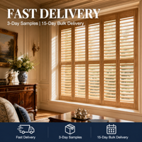 Volets de plantation, revêtements de fenêtres sur mesure, fabricant OEM ODM, solutions de vente en gros pour les revendeurs et les projets d'aménagement intérieur