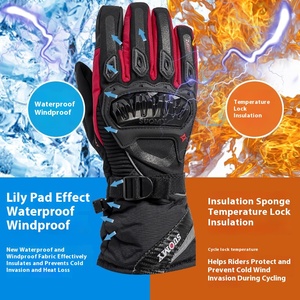 <span class=keywords><strong>Gants</strong></span> de course d'hiver pour hommes <span class=keywords><strong>Gants</strong></span> longs de <span class=keywords><strong>moto</strong></span> imperméables et chauds Anti-chute <span class=keywords><strong>Gants</strong></span> épais tout-terrain d'extérieur - Product Image 2