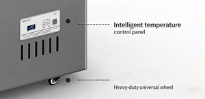 Congélateur coffre commercial à température unique avec couvercle en verre <span class=keywords><strong>et</strong></span> affichage horizontal, à économie d'énergie, pour supermarché <span class=keywords><strong>et</strong></span> aliments surgelés - Product Image 6