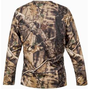 Camisa de Caza de Manga Larga Personalizada para Hombre, Transpirable, de Poliéster, Cuello Redondo, con Estampado por Sublimación - Product Image 3