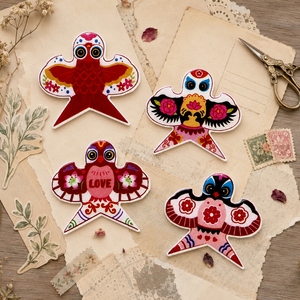 Cabochons et breloques en résine à dos plat, motif hameçon chinois traditionnel, pour la décoration de coques de téléphone et les loisirs créatifs (vente en gros) - Product Image 4