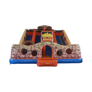 Super Outdoor Super Inflable Bounce con Slider 12M * 9M * 8M Big Inflable Slider Bouncy Dry Slide Kids Playground para la venta - Product Image 1