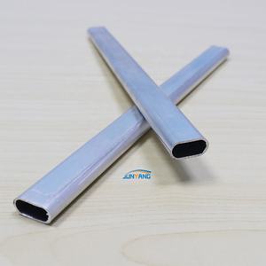 6061 6063 T5 T6 tubo circolare ovale in alluminio tubo semicircolare tubi in alluminio profilo tondo in alluminio estruso - Product Image 5