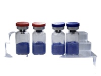 GHK-Cu Bubuk Liofilisasi Biru Perbaikan Peptida Tembaga Bahan Kosmetik