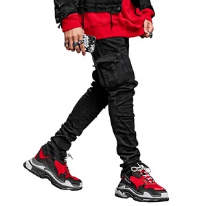 GENERSA SPORTS Jeans Rectos para Hombre de Alta Calidad, Ligeros y Transpirables, Estilo Hip Hop Otoñal, Lavado Enzimático, Corduroy Elástico - Product Image 4