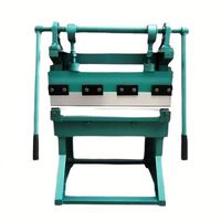 Presse plieuse manuelle à angle droit de 600 mm pour tôles de fer, machine à plier les bords, machine à cintrer, épaisseur 1 mm