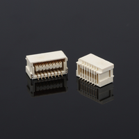 Fil de prise latérale à fente unique pour embarquer le connecteur SMT Prise horizontale à double rangée espacement de 1.0mm pour application PCB