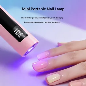 Mini lampe à ongles portable, sèche-ongles portable, outils de salon de manucure, lampe à ongles en gel, lampe à ongles LED numérique, lampe de séchage pour ongles - Product Image 5