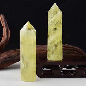 หินคริสตัลทรงหอคอยซิทรินโอปาไลต์ขัดเงาสไตล์โบฮีเมียนขายส่ง สำหรับตกแต่งบ้านอย่างมีเอกลักษณ์และเป็นของขวัญวันหยุด - Product Image 3