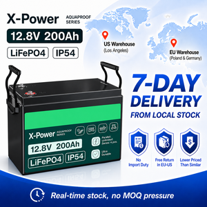 Batteria LiFePO4 12V con BMS Integrato, Disponibile in Magazzino UE, 10/20/50/100/125/200/300/400Ah, Batteria al Litio LFP per Sistemi Solari e Inverter - Product Image 5