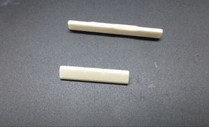 原声吉他塑料钢PPS螺母和鞍座灰色黑色木质吉他零件 - Product Image 5