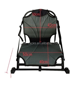 욘크 알루미늄 적층형 카약 카누 보트 시트 (최대 200kg 하중) - 내구성 강한 낚시 의자 - Product Image 4