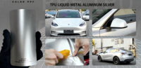 Film de protection de peinture (PPF) TPU à changement de couleur, auto-réparant, finition brillante pour l'habillage complet de véhicules