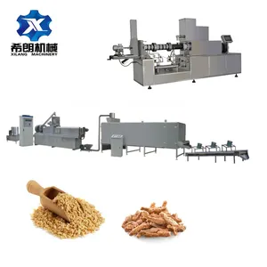 Stainless Steel Vegetarian Food Soya Chunk Extruder Soy Meat Tofu Vegetable Protein Meat Analog Soy Nugget Machine