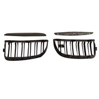 Calandre avant de style M, remplacement en maille noire brillante pour BMW Série 3 E90 Berline 2005-2011, pièce de carrosserie automobile