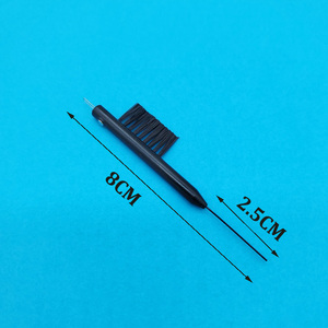 Petite brosse en plastique noire magnétique pour aides auditives BTE <span class=keywords><strong>Signia</strong></span>, aide auditive <span class=keywords><strong>Siemens</strong></span>, mini outil de nettoyage - Product Image 1