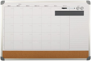 Calendrier de tableau blanc magnétique combiné et tableau de liège, tableau blanc combiné et tableau de liège, <span class=keywords><strong>cadre</strong></span> <span class=keywords><strong>en</strong></span> aluminium de Style europé<span class=keywords><strong>en</strong></span> - Product Image 3