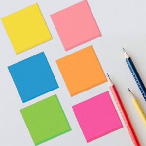 แผ่นกระดาษโน้ตสีสดใสขายส่ง ชุดกระดาษโน้ตแบบกำหนดเอง ชุดกระดาษโน้ตแบบมีกาวในตัว - Product Image 4