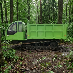 Oferta Especial: Dumper Hidráulico de 8T con Orugas de Goma para Todo Tipo de Terreno, Agricultura, Construcción y Transporte Todoterreno - Product Image 5
