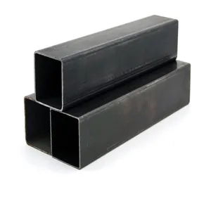 Black Hollow Section Carbon Steel Square pipe Building Materials 2X4 Tubing Price Carbon Steel Rectangular Tube