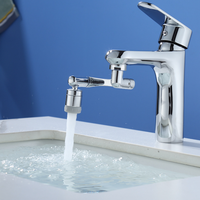 Robinet à filtre anti-éclaboussures moderne et universel Robinets d'évier de cuisine Adaptateur d'extension Aérateur de robinet de salle de bain pivotant