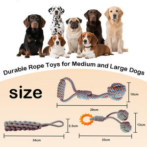 Juguete de Cuerda para Mascotas, Ecológico, Duradero y Seguro, Reduce el Mal Aliento y el Mordisqueo Destructivo, Alivia el Aburrimiento - Product Image 3