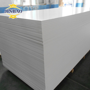 JINBAO 1220x2440mm panneau de <span class=keywords><strong>mousse</strong></span> PVC dur blanc Sintra Alternative 4 * 8ft <span class=keywords><strong>feuille</strong></span> de plastique 3mm 4mm 5mm 10mm <span class=keywords><strong>mousse</strong></span> Celuka planche à découper - Product Image 1