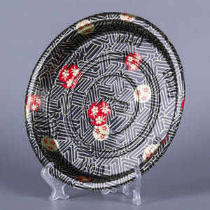 Plateau à emporter Conteneur Partie Sushi Plateaux avec Couvercle Ps Restauration Rapide En Plastique Rond Japonais Jetable Carton Logo Personnalisé Blister - Product Image 6