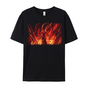 Camiseta de Hombre Nezha 2 de Alta Calidad, 100% Algodón, Impresión Digital, 250 g/m², Talla Grande, Personalizada - Product Image 3