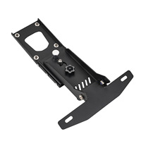 Support de plaque d'immatriculation à dégagement rapide en acier noir pour Surron Ultra Bee, pièces de modification pour moto électrique tout-terrain, vente en gros