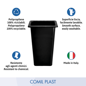 Prime Quality COMIL PLAST Plastic <b>Vase</b> Insert R8516 European Style for Adult <b>Grave</b> Memorial Modern Stainless Steel Religious - Product Image 5