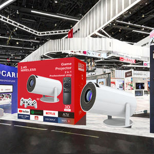 Hot HY300 with Game <b>LED</b> Projector 720P Home Cinema Outdoor Mini Portable Android 4K Support Built-In <b>Speakers</b> - Product Image 3