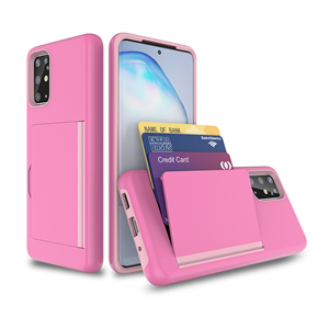 Credit Card Slot PC Back Cover Armor Shockproof Phone <span class=keywords><strong>Case</strong></span> for <span class=keywords><strong>Samsung</strong></span> Galaxy <span class=keywords><strong>S20</strong></span> <span class=keywords><strong>FE</strong></span> 5G - Product Image 5