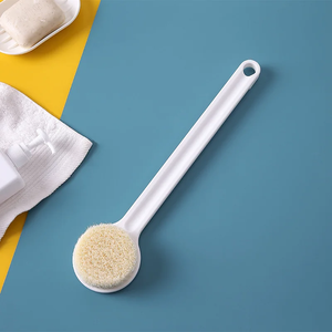 Zenidoo Brosse de bain moderne en plastique à long manche, poils doux, brosse corporelle pour salle de bain, exfoliant de dos, exfoliant de douche, tout usage - Product Image 2