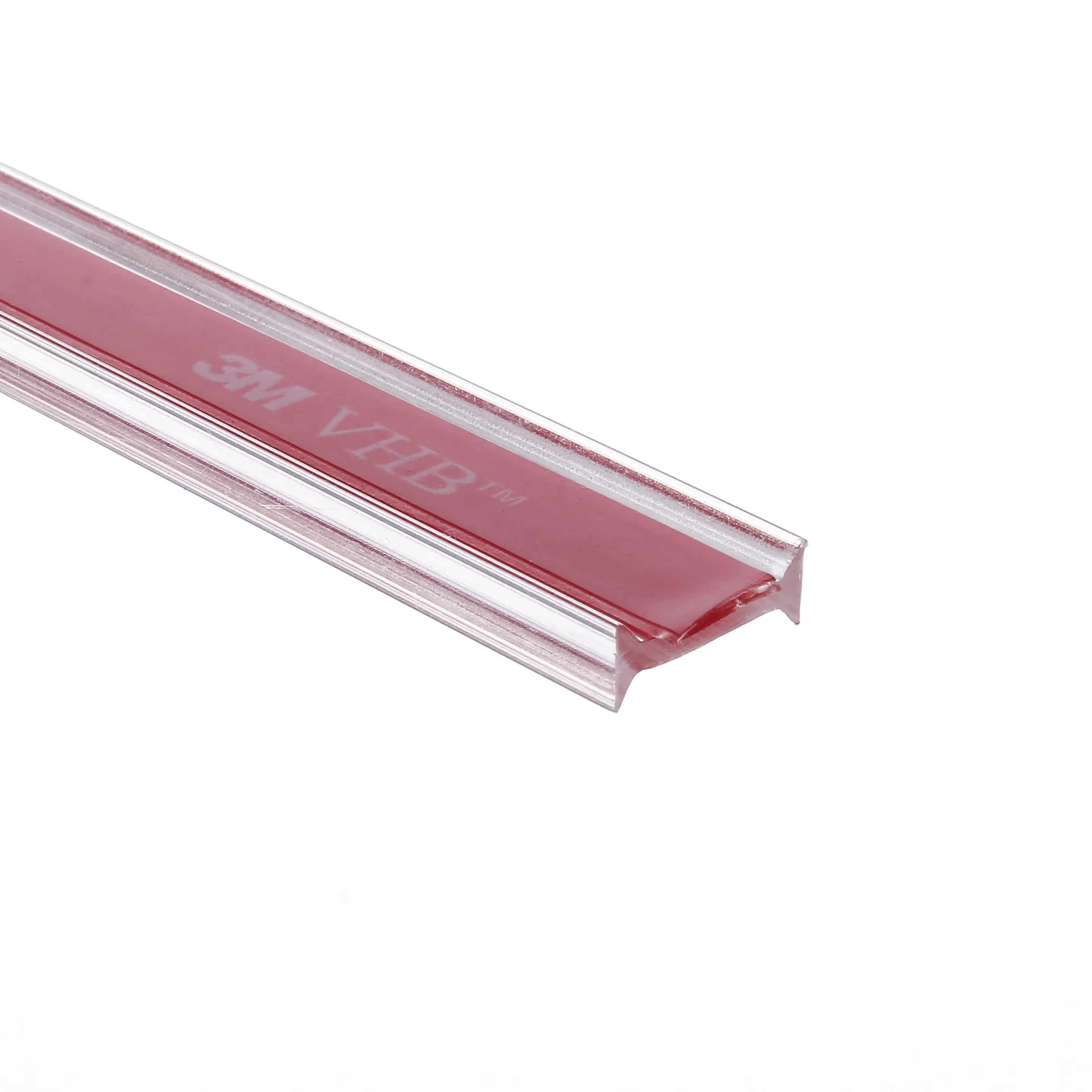 new product used to office glass partitions super clear polycarbonate sealing strips with adhesive tape