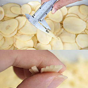 Thương mại công nghiệp tự động Khoai Tây Chip Slicer Shredder Cutter máy cắt cho gừng cà rốt khoai tây chiên động cơ lõi - Product Image 3