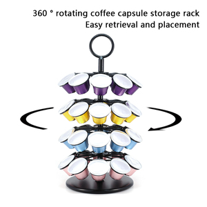 Para cápsulas de café Nespresso soporte árbol de Navidad 40 Uds cápsulas de café estante giratorio de almacenamiento - Product Image 4