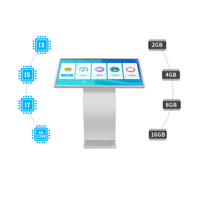 Kiosque d'information en libre-service 4k à écran tactile infrarouge Lcd Ir avec caméra