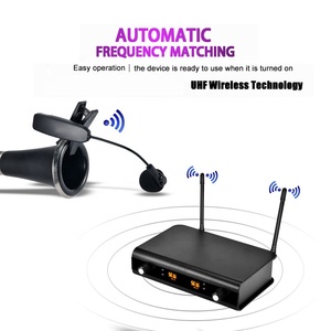 Xtuga-Micrófono de caja de aluminio para violín, saxofón, instrumentos orquestales, inalámbrico y portátil, UHF, - Product Image 3