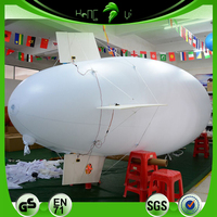 Publicité Géant Gonflable RC Hélium Dirigeable Logo Personnalisé Gonflable Dirigeable Ballon Hongyi Jouet Volant PVC Zeppelin Ballon