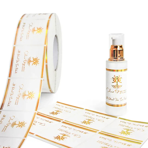 Autocollants d'étiquettes de parfum personnalisés en vinyle transparent imperméable de 12 couleurs pour les applications cosmétiques - Product Image 4