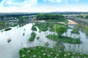 เรือถีบไม้ไผ่แบบเป็นมิตรต่อสิ่งแวดล้อม สำหรับรีสอร์ท ทะเลสาบ และสวนน้ำสำหรับนักท่องเที่ยว เพื่อการพักผ่อนและให้เช่า - Product Image 6