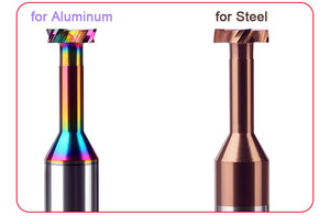 سعر الجملة التنغستن الصلبة كربيد T-فتحة مطحنة نهاية القاطع للصلب والألومنيوم - Product Image 2