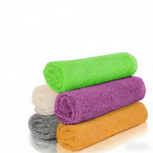 Éponge exfoliante africaine en maille personnalisable avec logo, éponge de bain africaine, tissu de lavage givré pour une peau plus lisse - Product Image 1