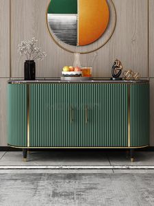 Лидер продаж, Высококачественная роскошная мебель для буфета, Черный Серый Консольный Стол для гостиной и столовой - Product Image 4